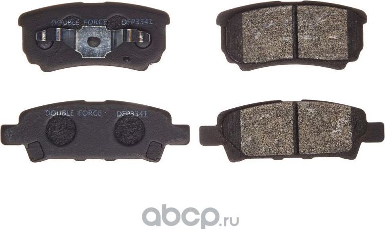 Колодки тормозные дисковые (Double Force) Double Force. Артикул DFP3341
