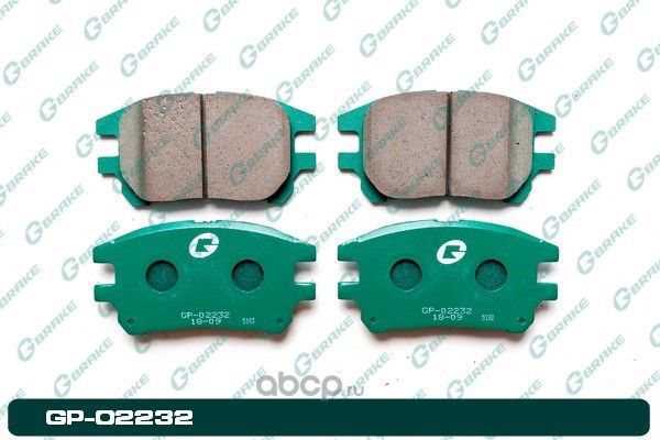 ПШ КОЛОДКИ ДИСКОВЫЕ GBRAKE 0446548050/0446548040 GP02232 678 PN1481 D2232 (G-Brake). Артикул GP02232