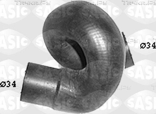 Патрубок радиатора (системы охлаждения) Sasic. Артикул SWH6758