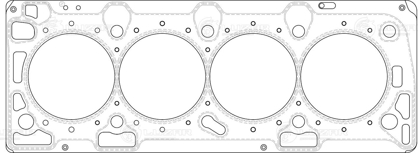 Прокладка ГБЦ Luzar. Артикул LES 10504