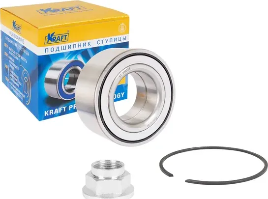 Подшипник ступицы переднего колеса, комплект Land Rover Freelander I-I (Kraft). Артикул KT204538