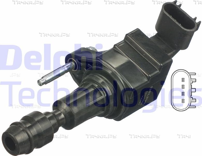 Катушка зажигания Delphi для Saab 9-5 II 2010-2012. Артикул GN10485-12B1