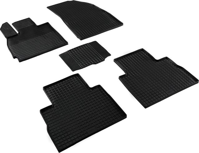 Коврики резиновые Seintex с узором сетка для салона Jaecoo J8 2024-2026. Артикул 317290