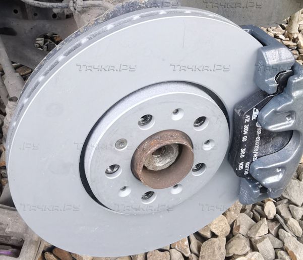 Тормозной диск ATE передний для Audi S1 I (8X) 2014-2018. Артикул 24.0125-0113.1