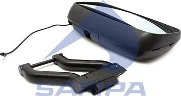 Зеркало боковое Sampa для Volvo  FMX 1998-2005. Артикул 032.300