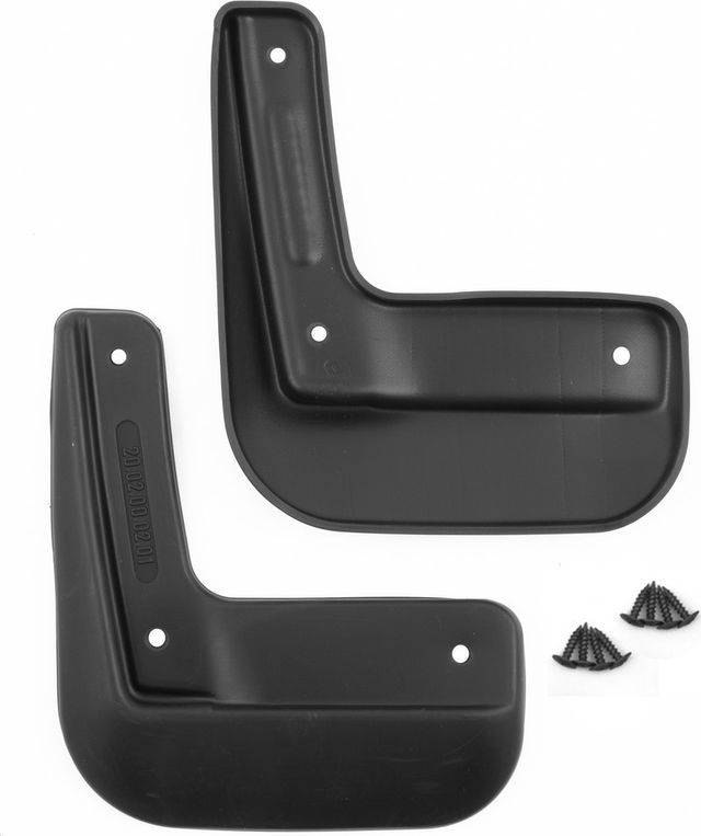 Брызговики Autofamily задняя пара для Hyundai Solaris II 2017-2026. Артикул NLFD.20.02.E10