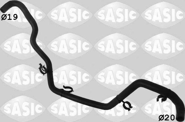 Патрубок радиатора (системы охлаждения) Sasic для Renault Fluence I 2010-2017. Артикул 3404097