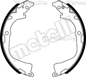 Тормозные колодки Metelli. Артикул 53-0529