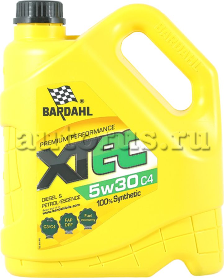 Моторное масло XTEC 5W30 ACEA C4 син. (4л) (Bardahl). Артикул 36152