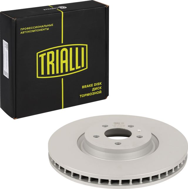 Тормозной диск Trialli передний для Audi A5 II (F5) 2016-2026. Артикул DF 185112