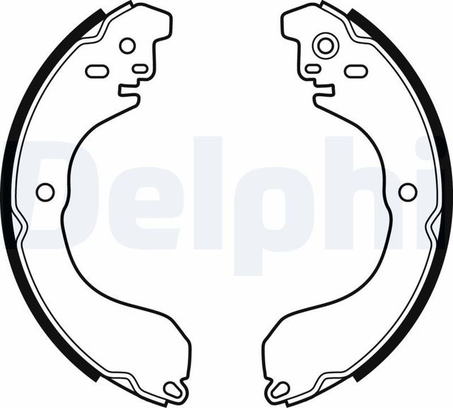 Тормозные колодки Delphi задние для Dodge Avenger II 2007-2014. Артикул LS2088