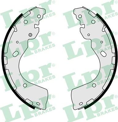 Тормозные колодки LPR задние для Nissan Navara D23 2015-2026. Артикул 01073