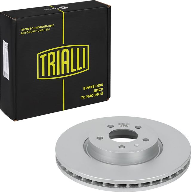 Тормозной диск Trialli передний для Audi A5 II (F5) 2016-2026. Артикул DF 190220