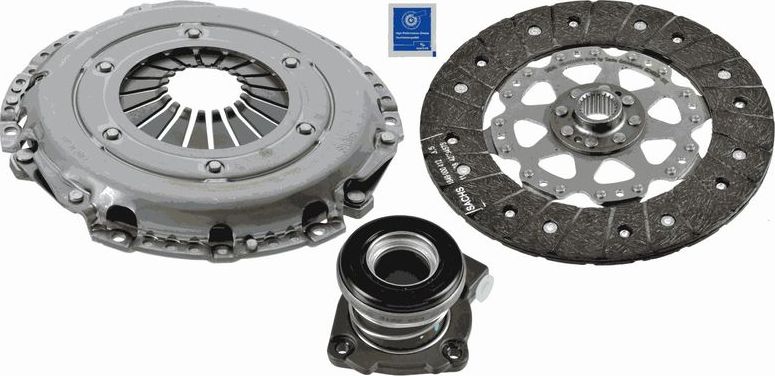 Сцепление (комплект) SACHS XTend Kit plus CSC. Артикул 3000 990 280