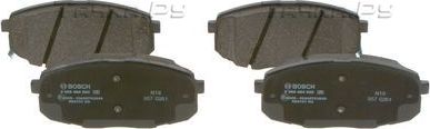 Тормозные колодки Bosch (Low-Metallic) передние для Kia Proceed I 2008-2012. Артикул 0 986 494 995