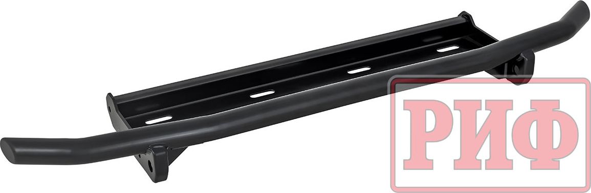 Бампер силовой РИФ задний/защита штатного бампера с возможностью установки фаркопа для Lada Niva Travel 2021-2026. Артикул RIF123-20070