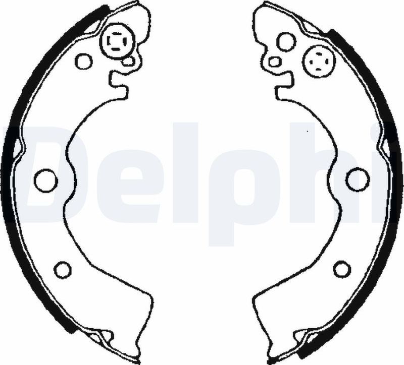 Тормозные колодки Delphi. Артикул LS1650