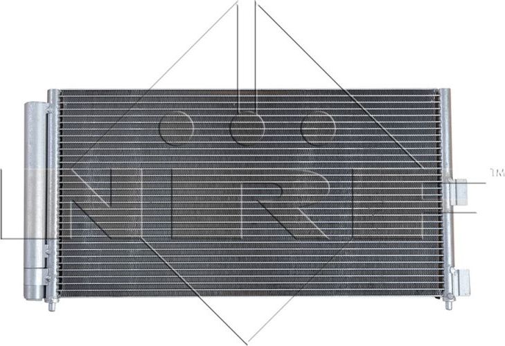 Радиатор кондиционера (конденсатор) NRF (алюминий). Артикул 35500