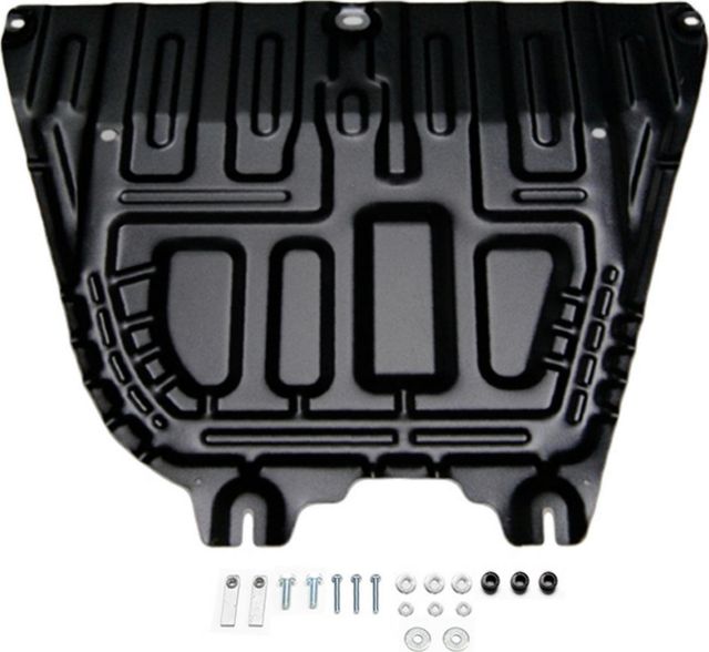 Защита AutoMax для картера и КПП Kia Rio IV седан, Rio X-Line хэтчбек 2017-2020 2020-2026. Артикул AM.2370.1