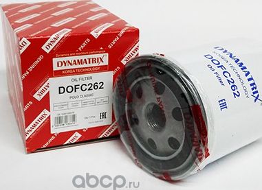 фильтр масляный (Dynamatrix-Korea). Артикул DOFC262