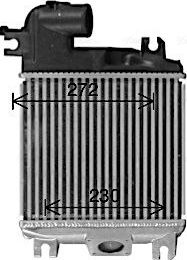 Интеркулер AVA для Toyota Hilux VII 2004-2015. Артикул TO4758