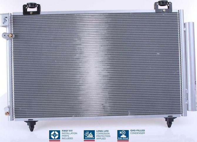 Радиатор кондиционера (конденсатор) Nissens (алюминий). Артикул 94730