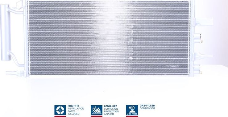 Радиатор кондиционера (конденсатор) Nissens (алюминий). Артикул 940759