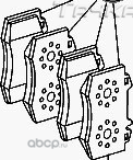 Тормозные колодки Mercedes-Benz. Артикул A0064207720