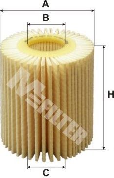 Масляный фильтр MFilter для Toyota Auris II 2012-2015. Артикул TE 4005