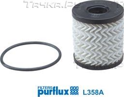 Масляный фильтр Purflux для Ford S-MAX I 2006-2014. Артикул L358A