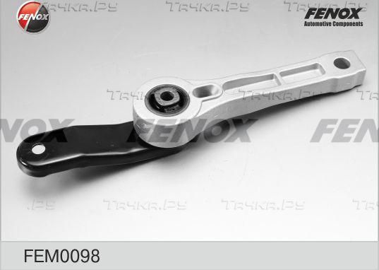 Подушка (опора) двигателя Fenox задняя для Volkswagen Touran I 2003-2010. Артикул FEM0098