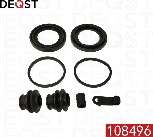 Ремкомплект тормозного суппорта переднего (для поршня O 46 mm  суппорт Kasco). KIA Sorento (JC) 02> (Deqst). Артикул 108496