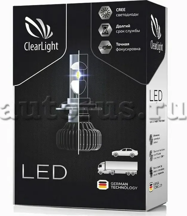 ЛАМПА LED CLEARLIGHT FLEX H7 3000 LM 2 ШТ. Артикул CLFLXLEDH7