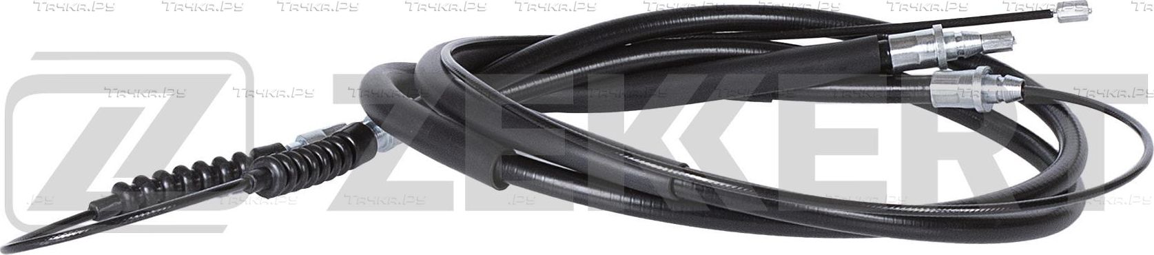 Трос ручника (тросик ручного тормоза) Zekkert. Артикул BZ-1128