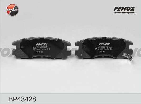 Тормозные колодки Fenox. Артикул BP43428
