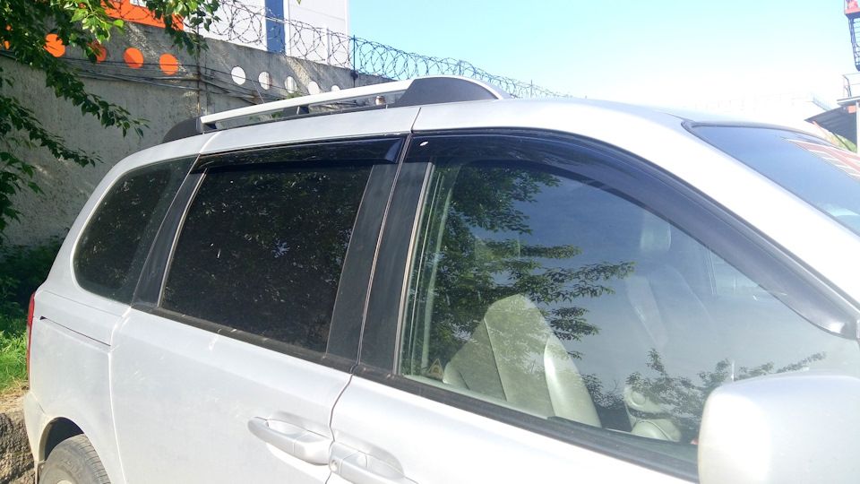 Дефлекторы Cobra Tuning для окон Kia Carnival I 1998-2006. Артикул K14502