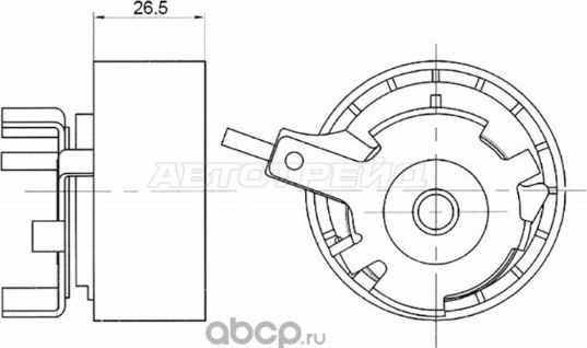 Натяжной ролик ремня ГРМ FORD B-MAXFOCUS IIIIIM (SAT). Артикул ST1361983
