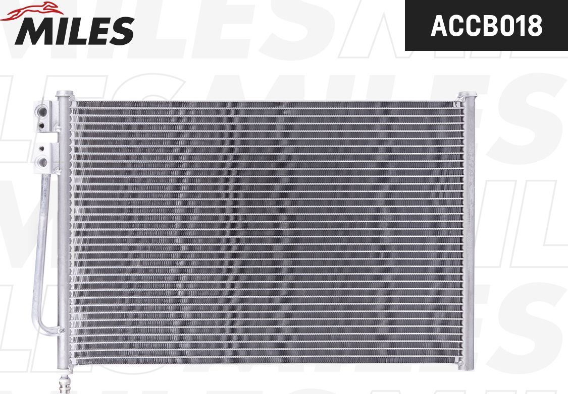 Радиатор кондиционера (конденсатор) Miles (алюминий). Артикул ACCB018