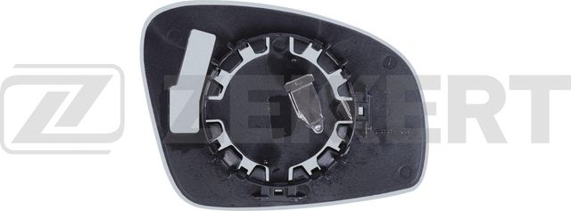 Зеркальное стекло бокового зеркала Zekkert левое для Skoda Fabia II 2006-2014. Артикул SP-1152