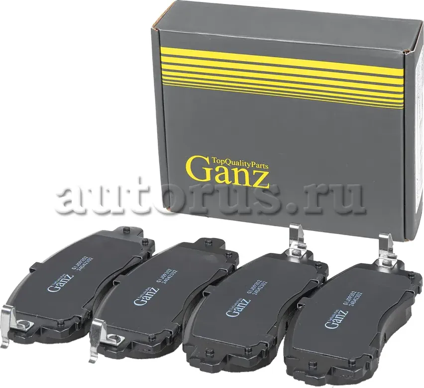 Колодки передние (Ganz). Артикул GIJ09302