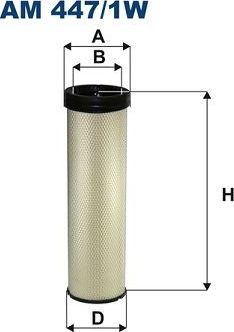 Фильтр воздушный Filtron. Артикул AM 447/1W