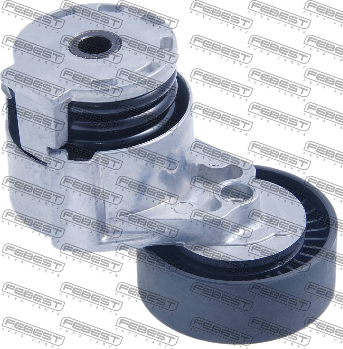 Натяжной ролик (натяжитель) приводного клинового зубчатого ремня Febest. Артикул 0290-J10E