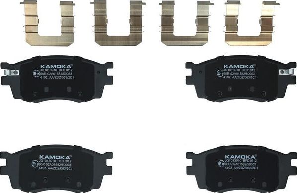 Тормозные колодки Kamoka. Артикул JQ1013910