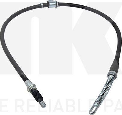 Трос ручника (тросик ручного тормоза) NK правый для Nissan Cabstar F24M, F24W 2006-2013. Артикул 9022144