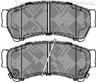 Тормозные колодки FIT передние для Mazda 6 II (GH) 2007-2013. Артикул FP1164