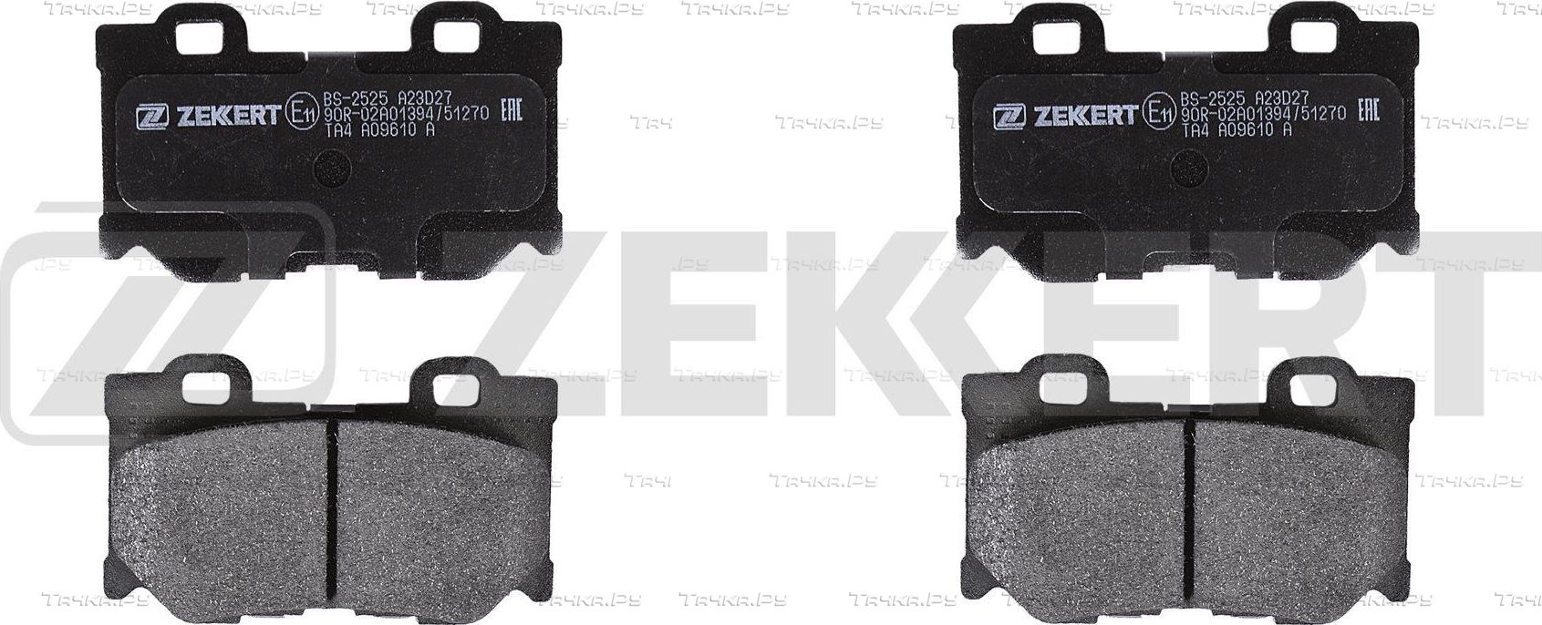 Тормозные колодки Zekkert. Артикул BS-2525