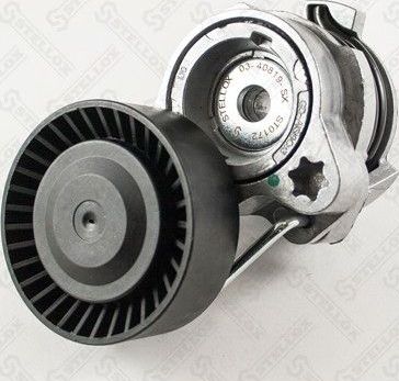 Натяжной ролик (натяжитель) приводного поликлинового ремня Stellox. Артикул 03-40819-SX