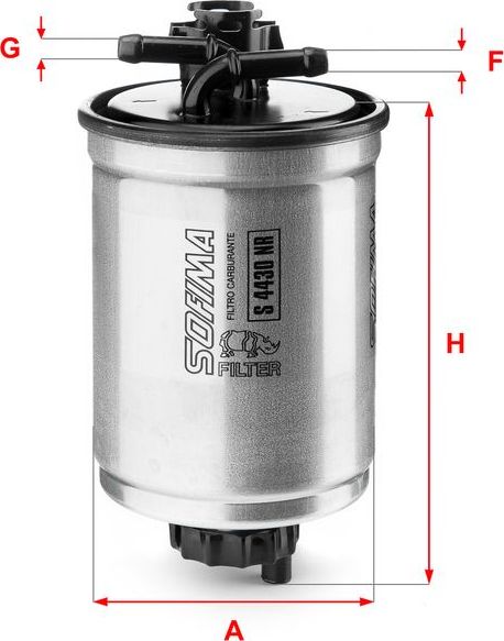 Топливный фильтр Sofima. Артикул S 4430 NR