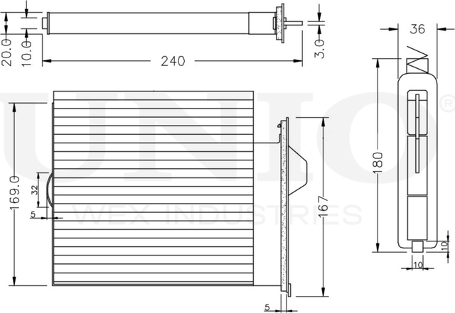 Фильтр салона (Unio). Артикул FLT-40030