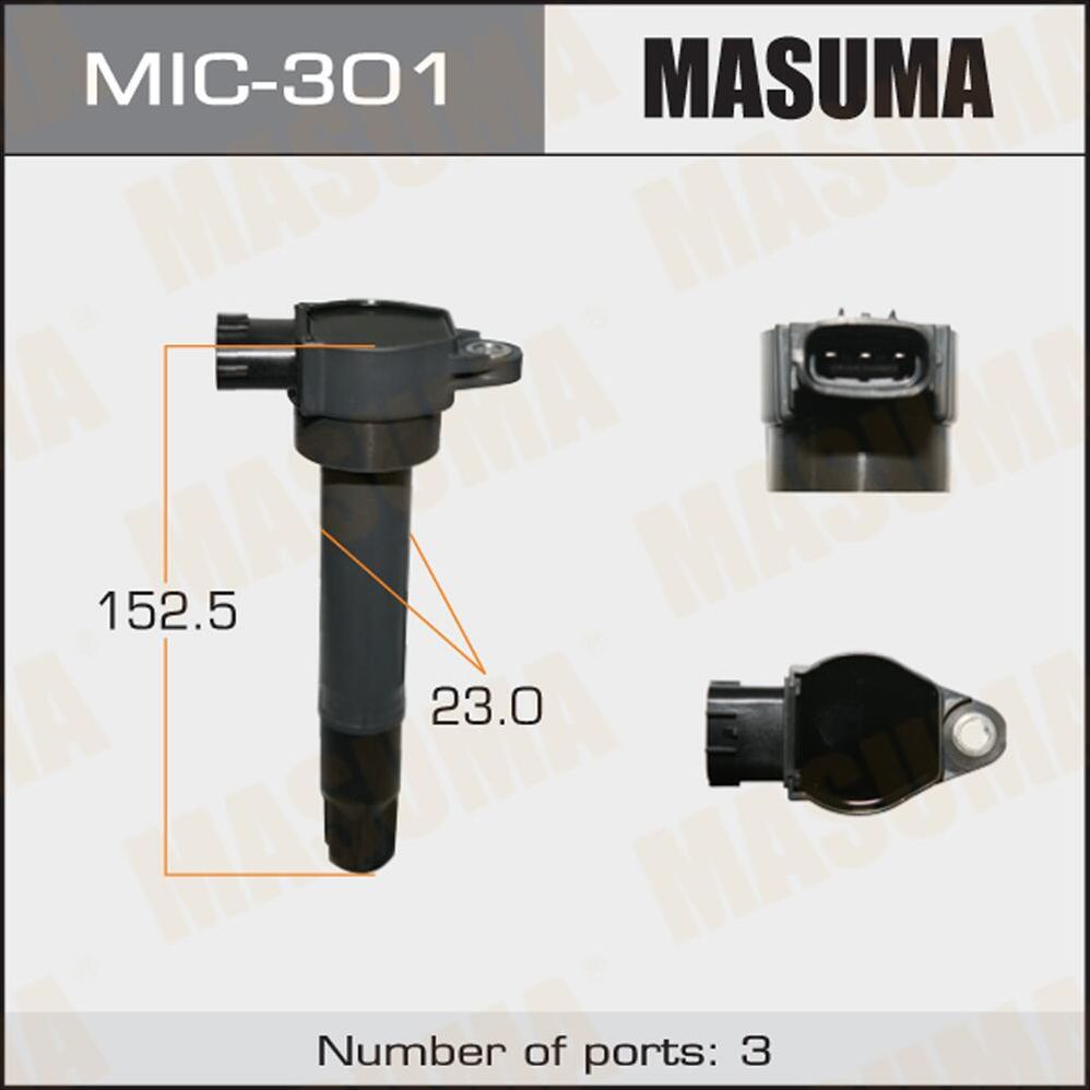 Катушка зажигания Masuma. Артикул MIC-301